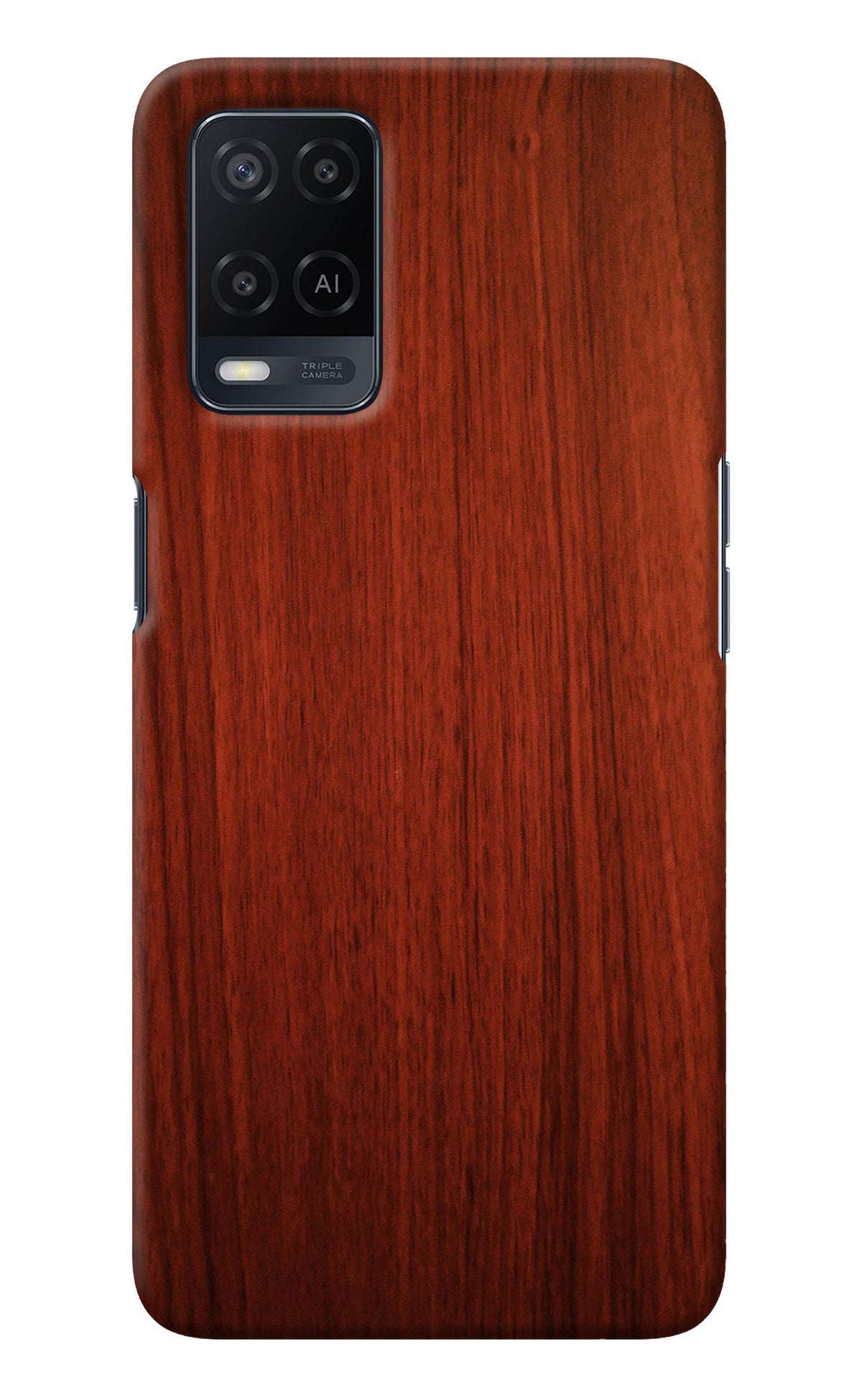 Wooden Plain Pattern Oppo A54 Back Cover