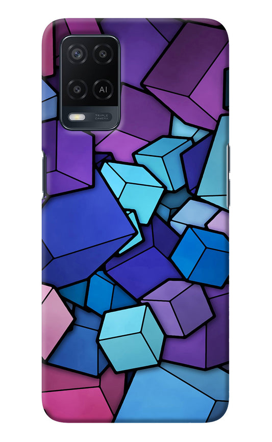 Cubic Abstract Oppo A54 Back Cover