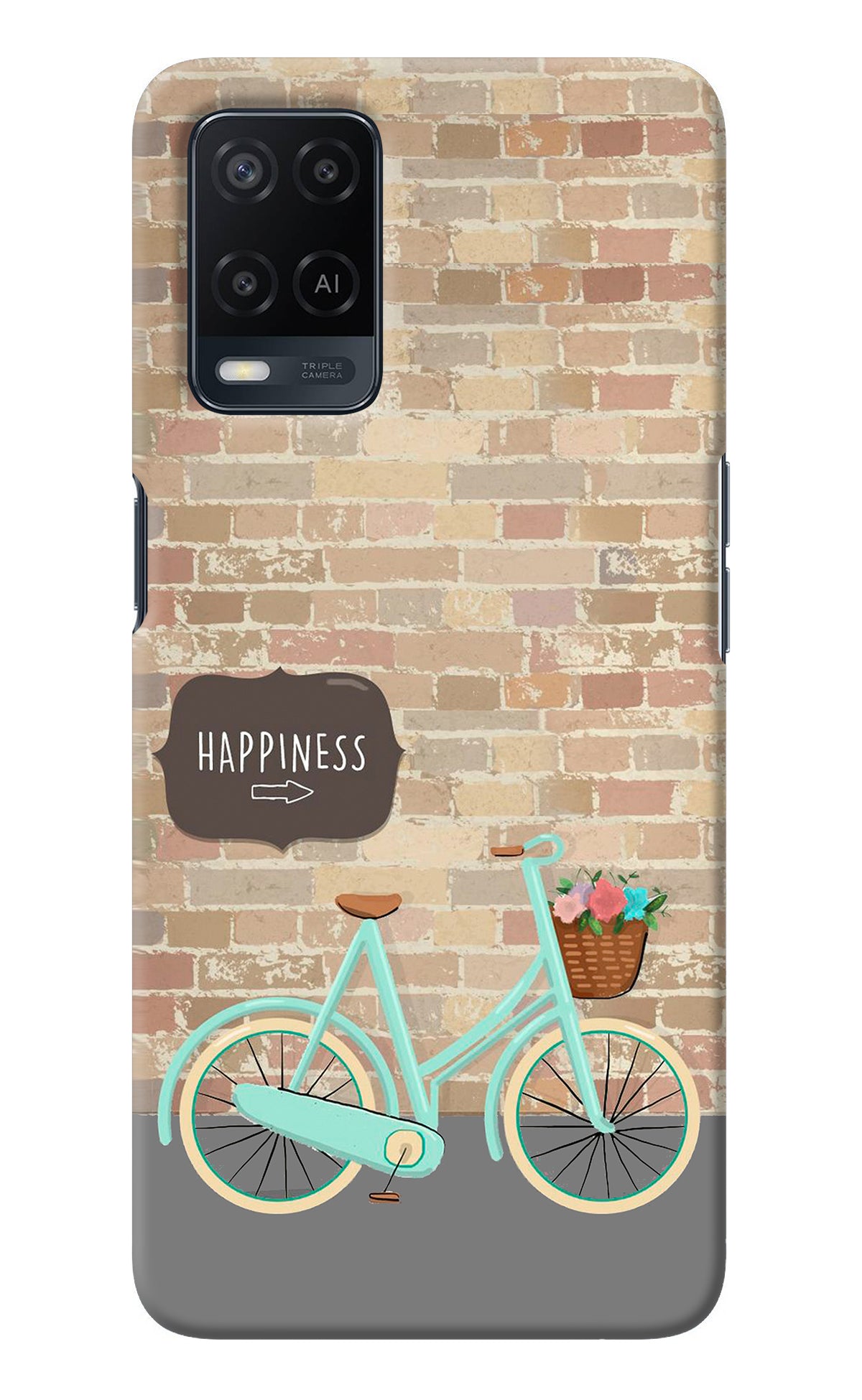 Happiness Artwork Oppo A54 Back Cover