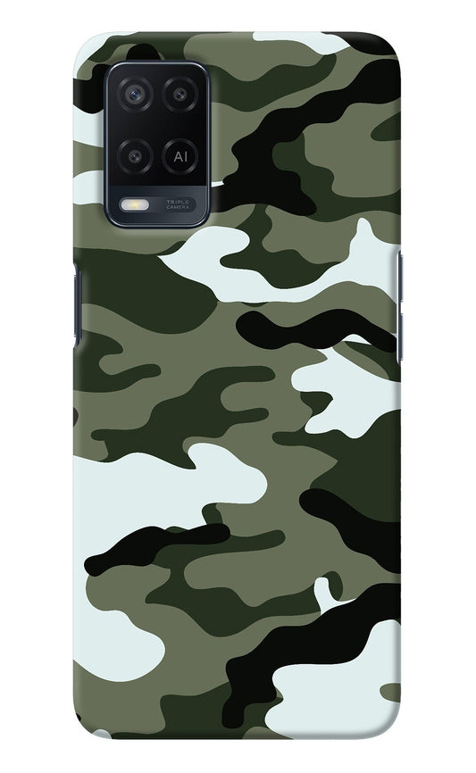 Camouflage Oppo A54 Back Cover