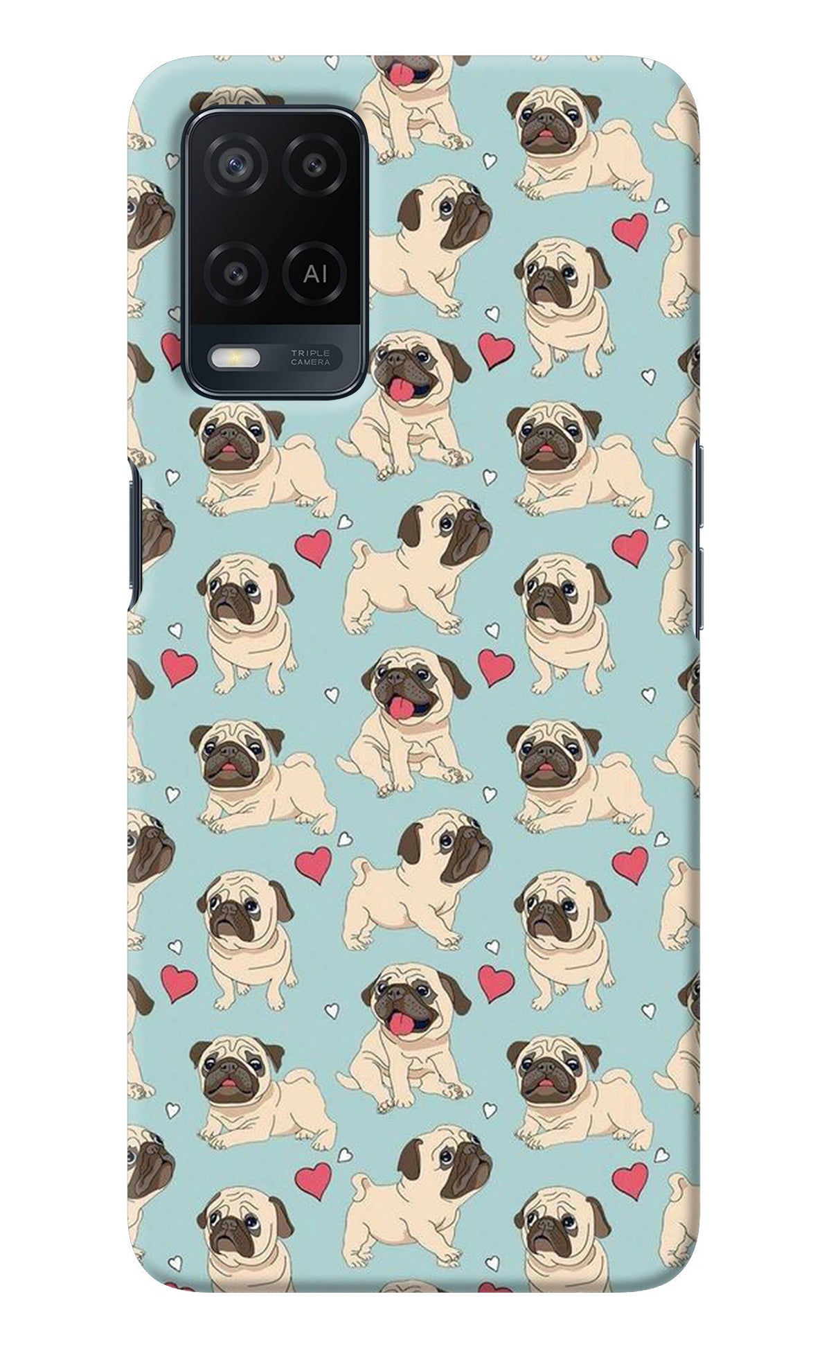 Pug Dog Oppo A54 Back Cover