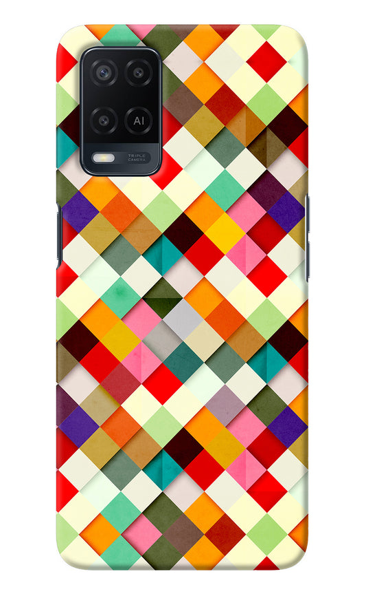 Geometric Abstract Colorful Oppo A54 Back Cover