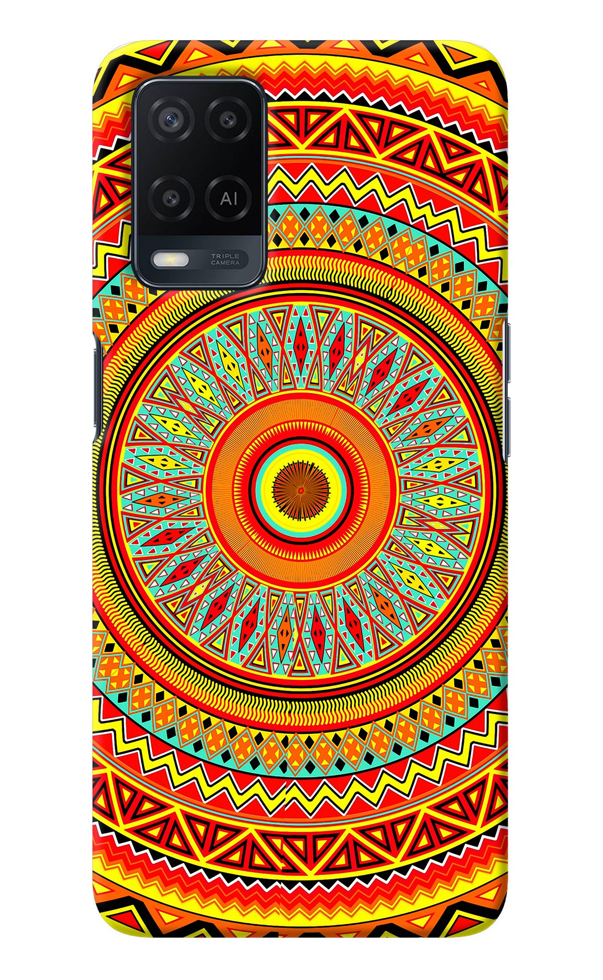 Mandala Pattern Oppo A54 Back Cover