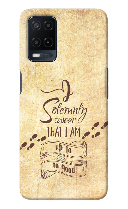 I Solemnly swear that i up to no good Oppo A54 Back Cover