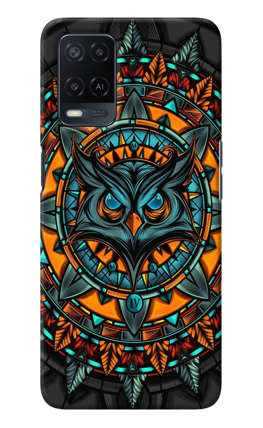 Angry Owl Art Oppo A54 Back Cover