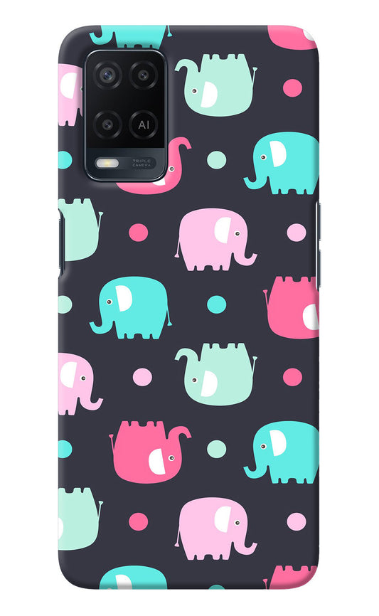 Elephants Oppo A54 Back Cover