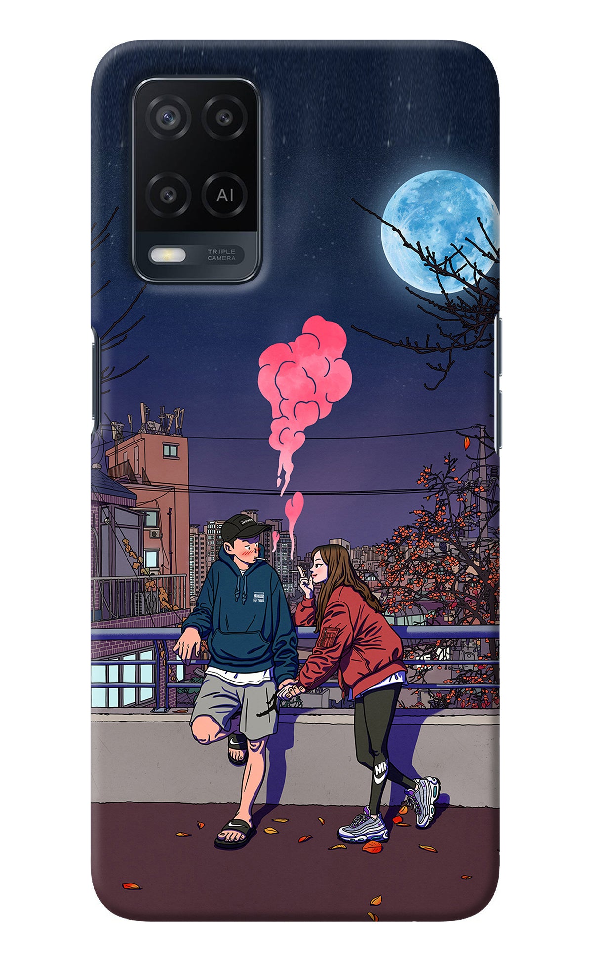 Chilling Couple Oppo A54 Back Cover