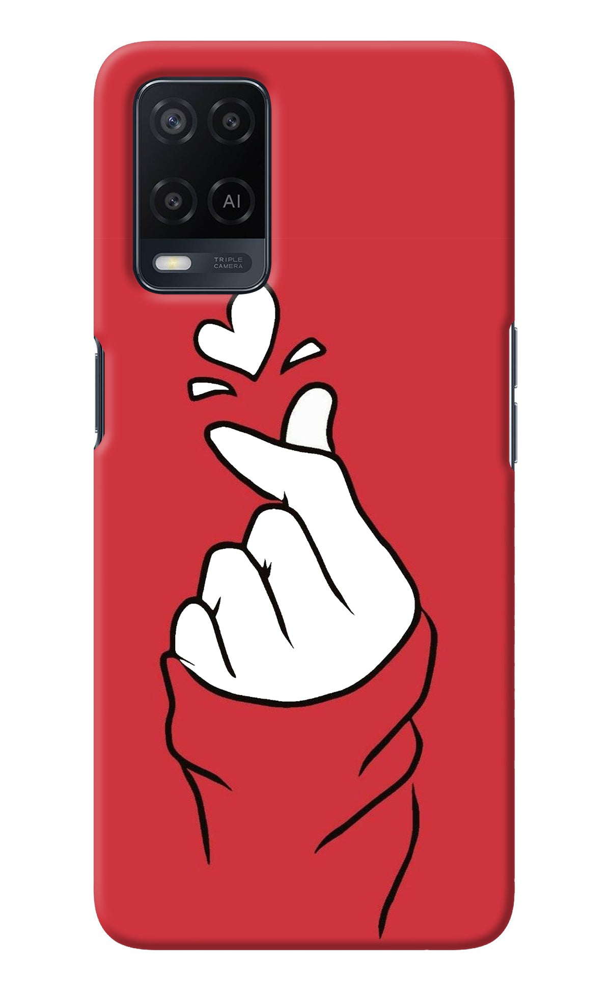 Korean Love Sign Oppo A54 Back Cover