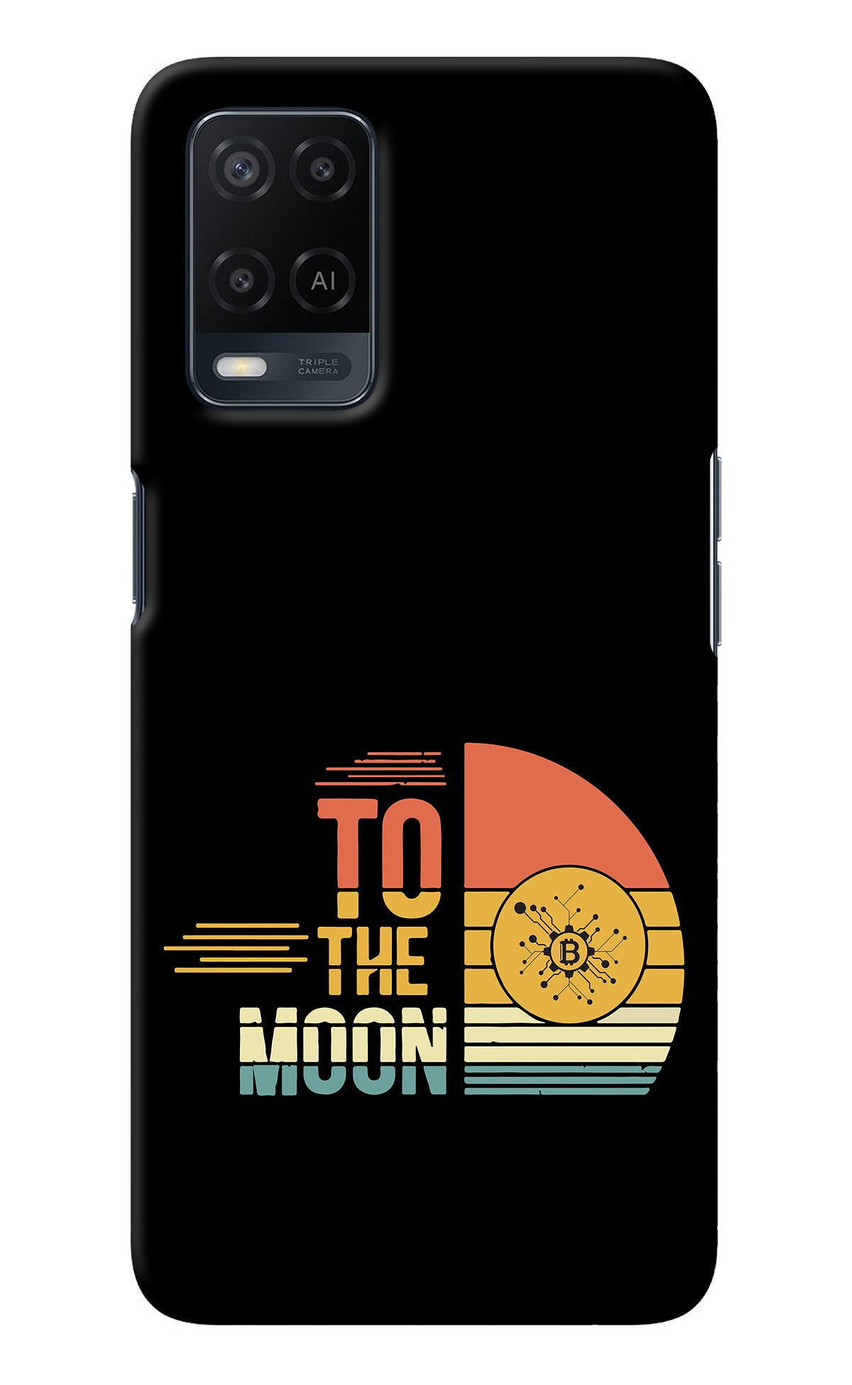 To the Moon Oppo A54 Back Cover