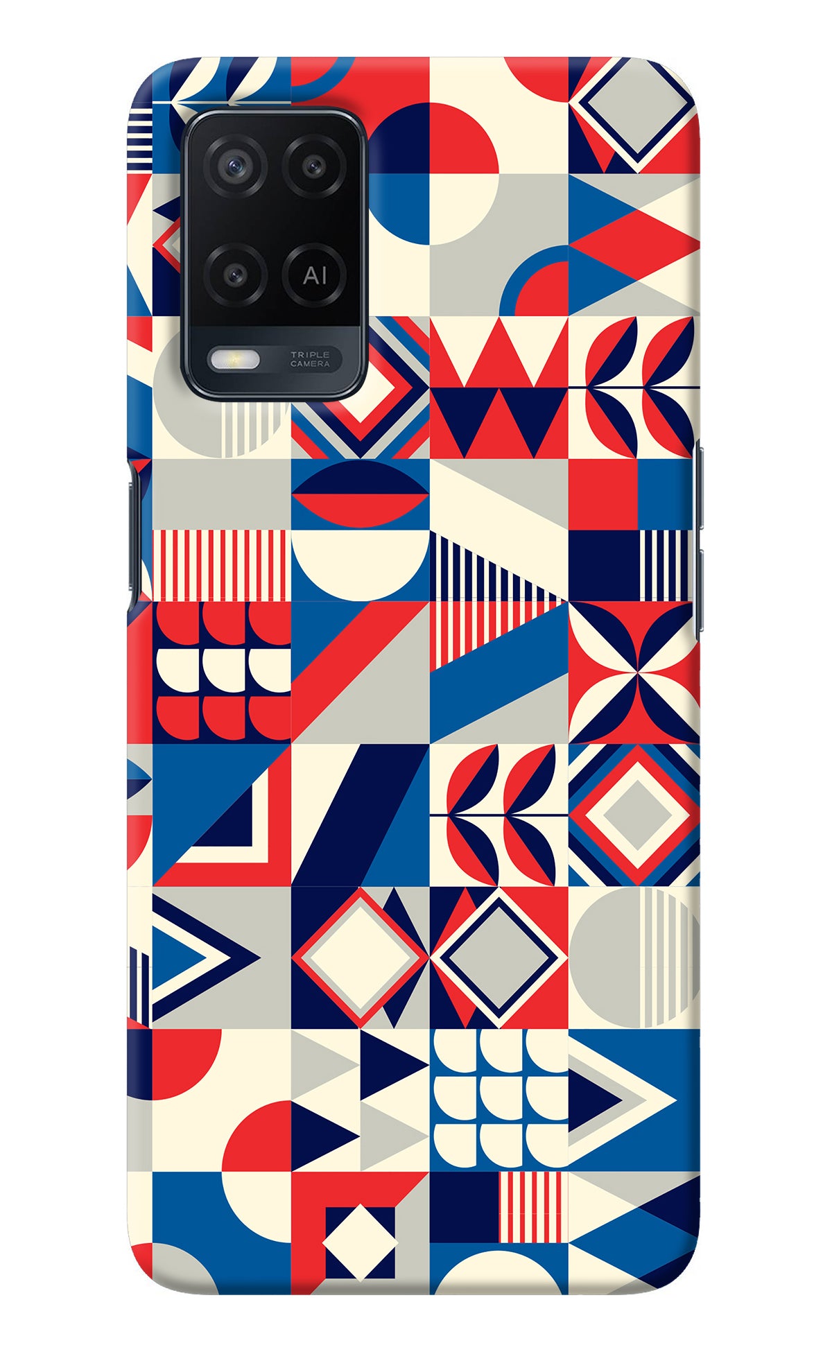 Colorful Pattern Oppo A54 Back Cover