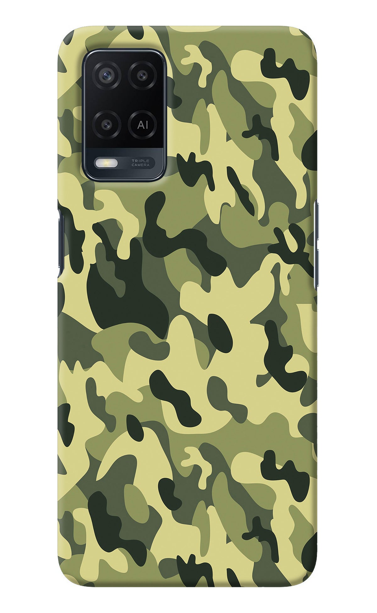 Camouflage Oppo A54 Back Cover