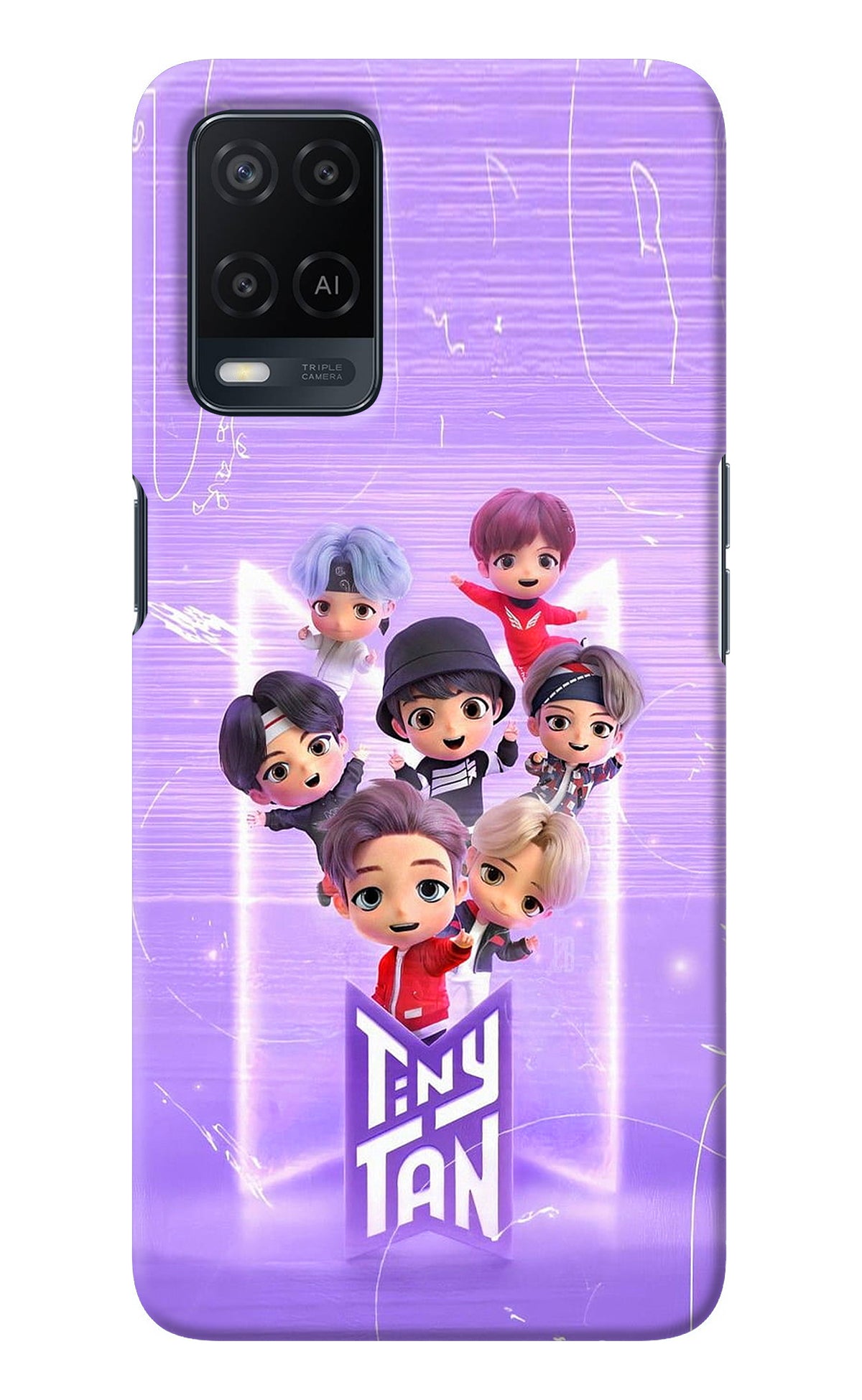 BTS Tiny Tan Oppo A54 Back Cover