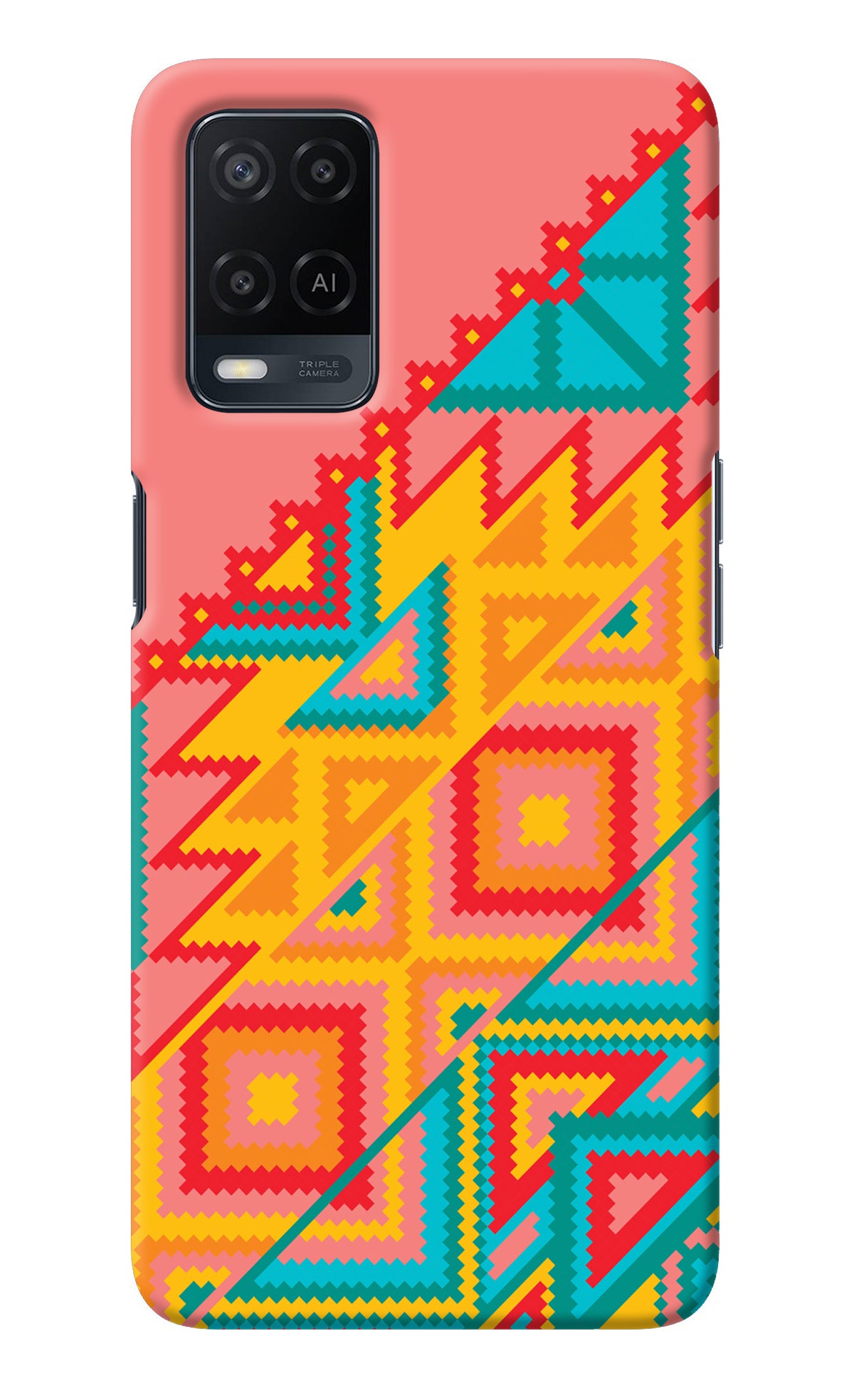 Aztec Tribal Oppo A54 Back Cover