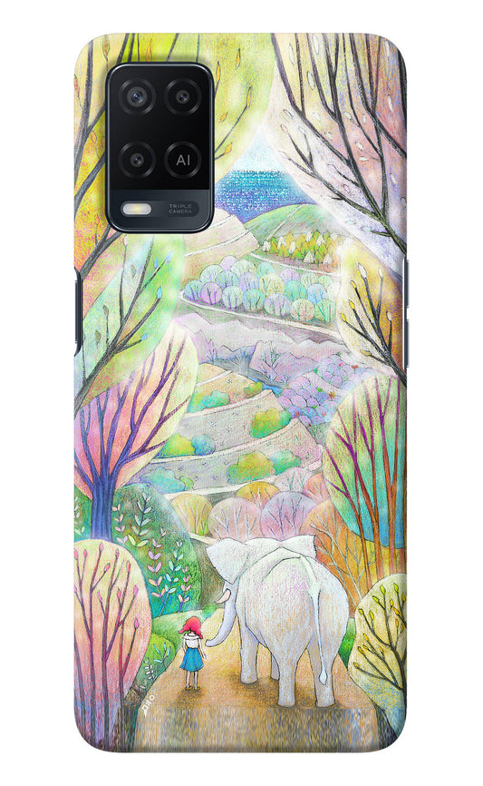 Nature Painting Oppo A54 Back Cover