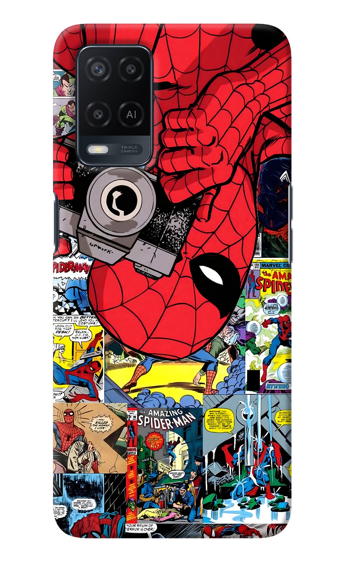 Spider Man Oppo A54 Back Cover