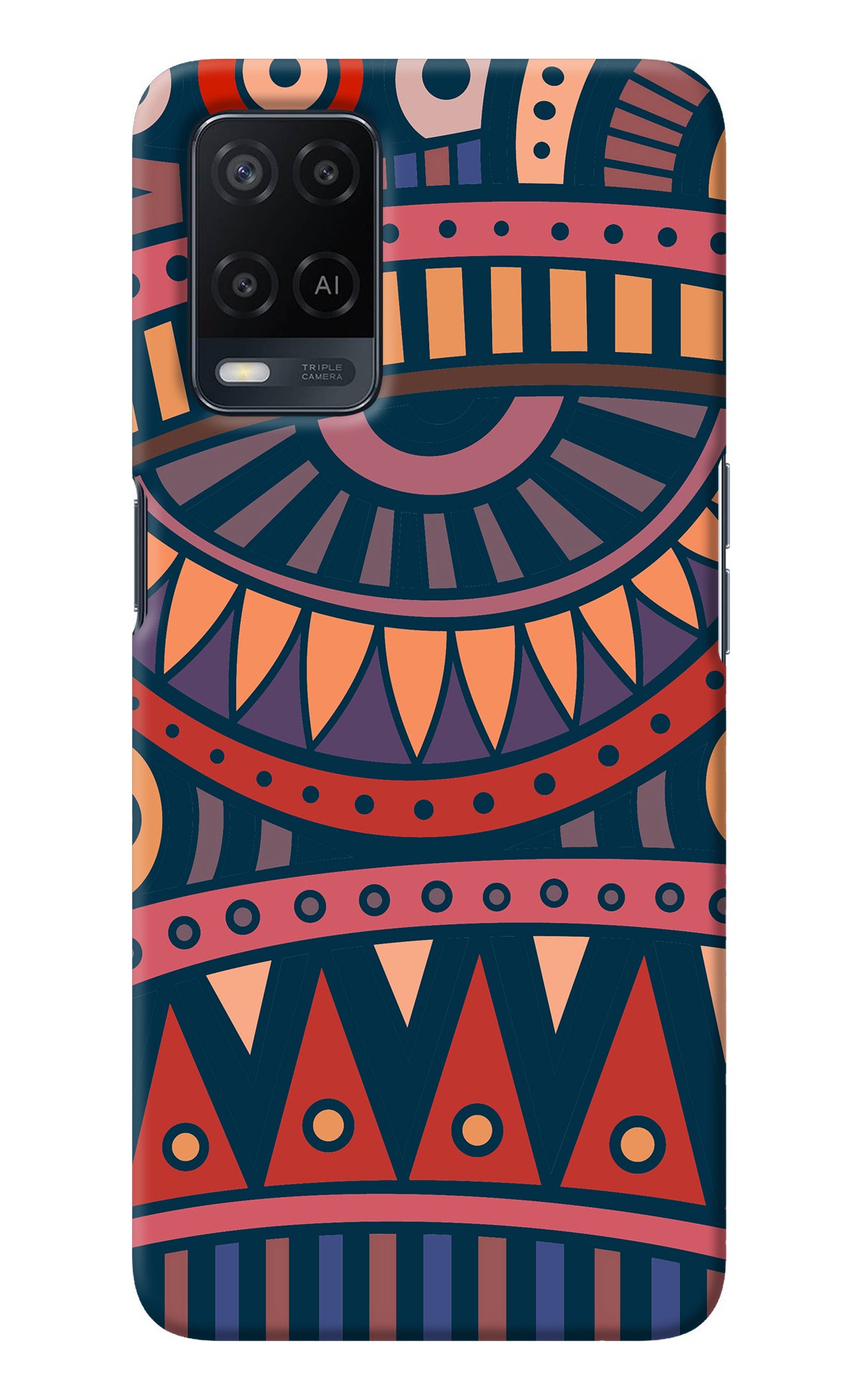 African Culture Design Oppo A54 Back Cover