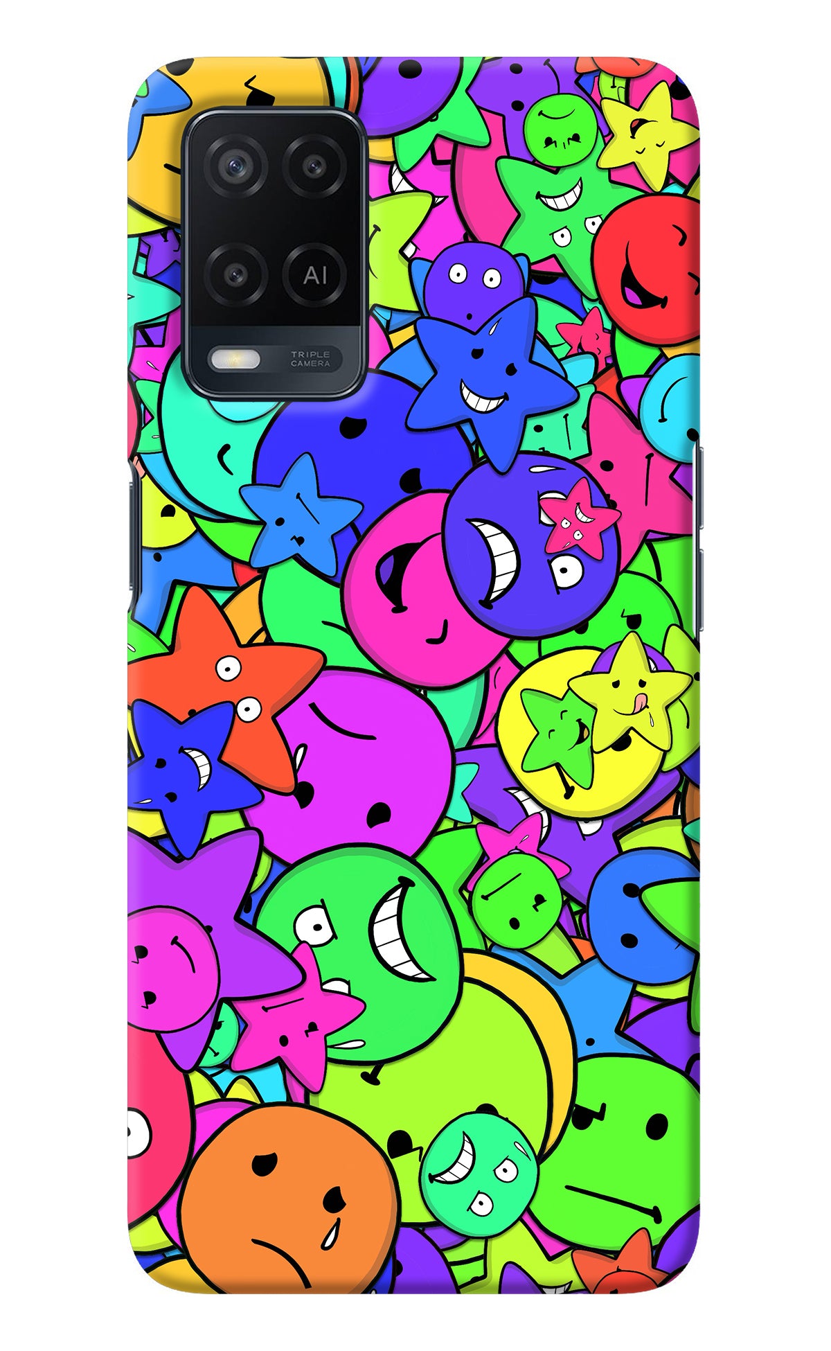 Fun Doodle Oppo A54 Back Cover