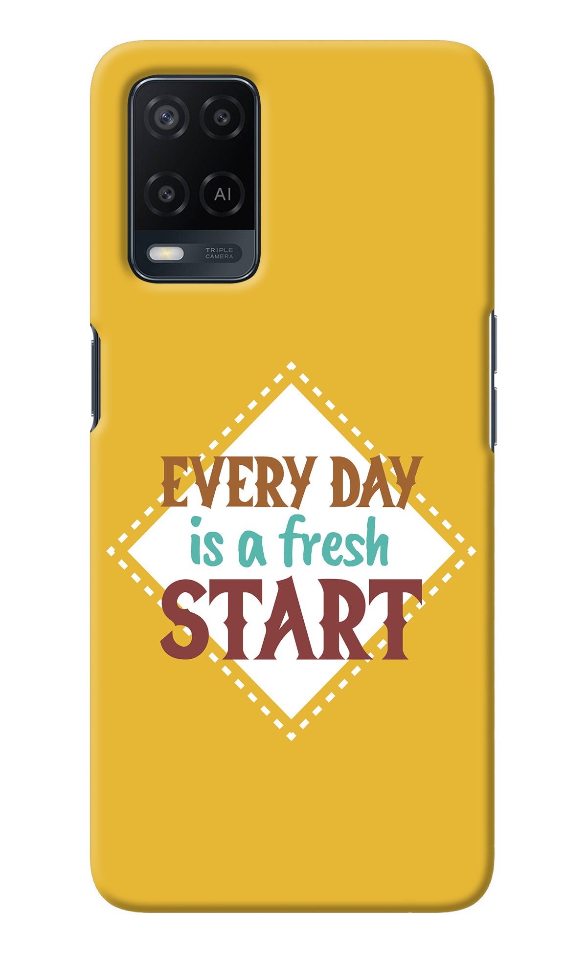 Every day is a Fresh Start Oppo A54 Back Cover