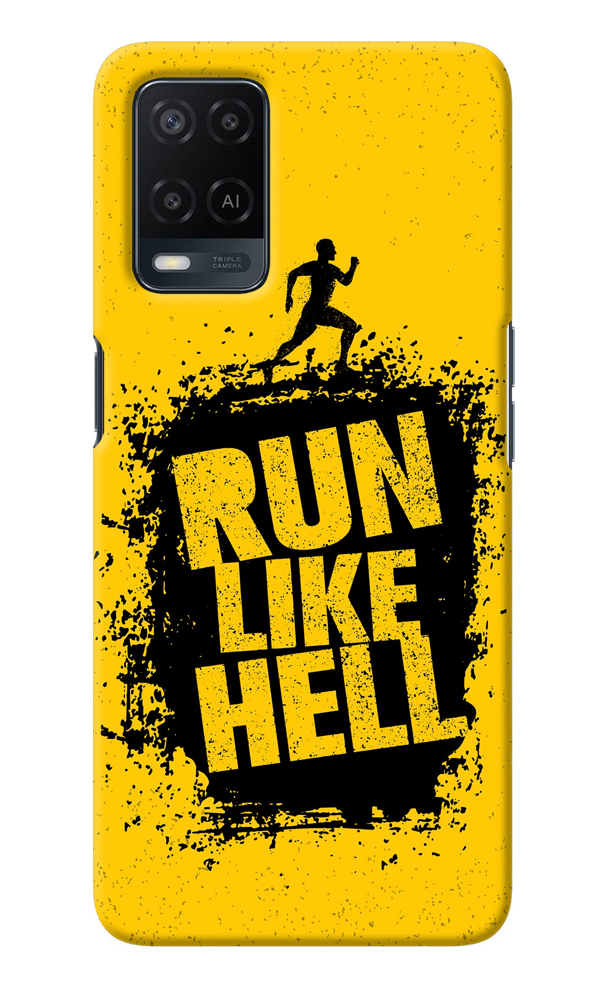 Run Like Hell Oppo A54 Back Cover