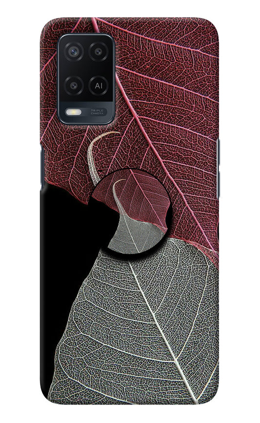 Leaf Pattern Oppo A54 Pop Case