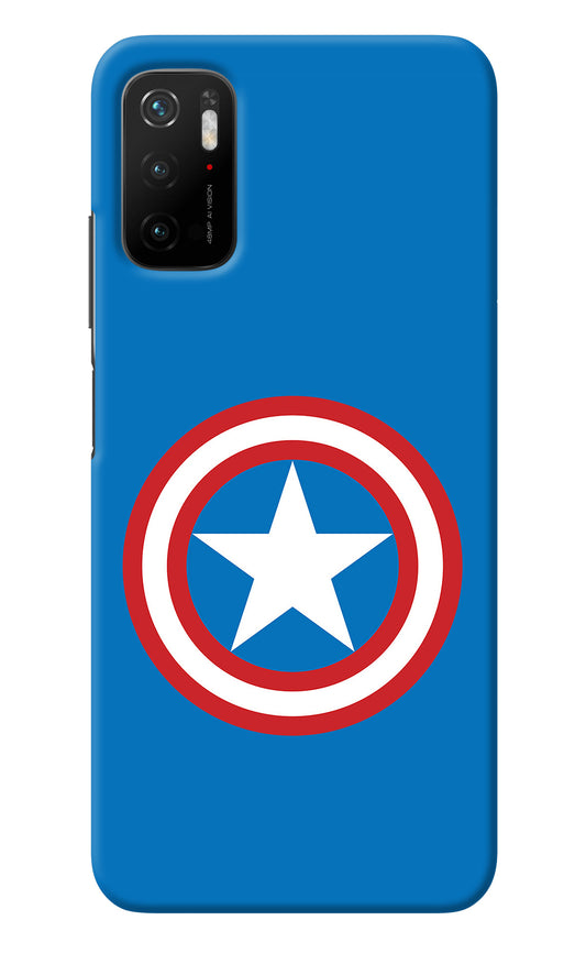 Captain America Logo Poco M3 Pro 5G Back Cover