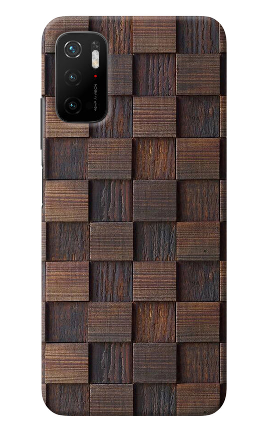 Wooden Cube Design Poco M3 Pro 5G Back Cover