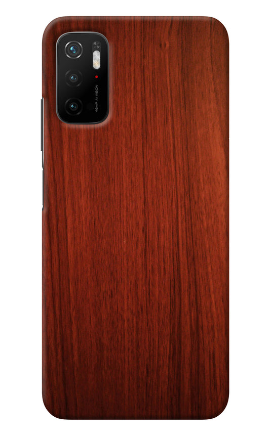 Wooden Plain Pattern Poco M3 Pro 5G Back Cover