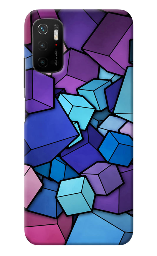 Cubic Abstract Poco M3 Pro 5G Back Cover