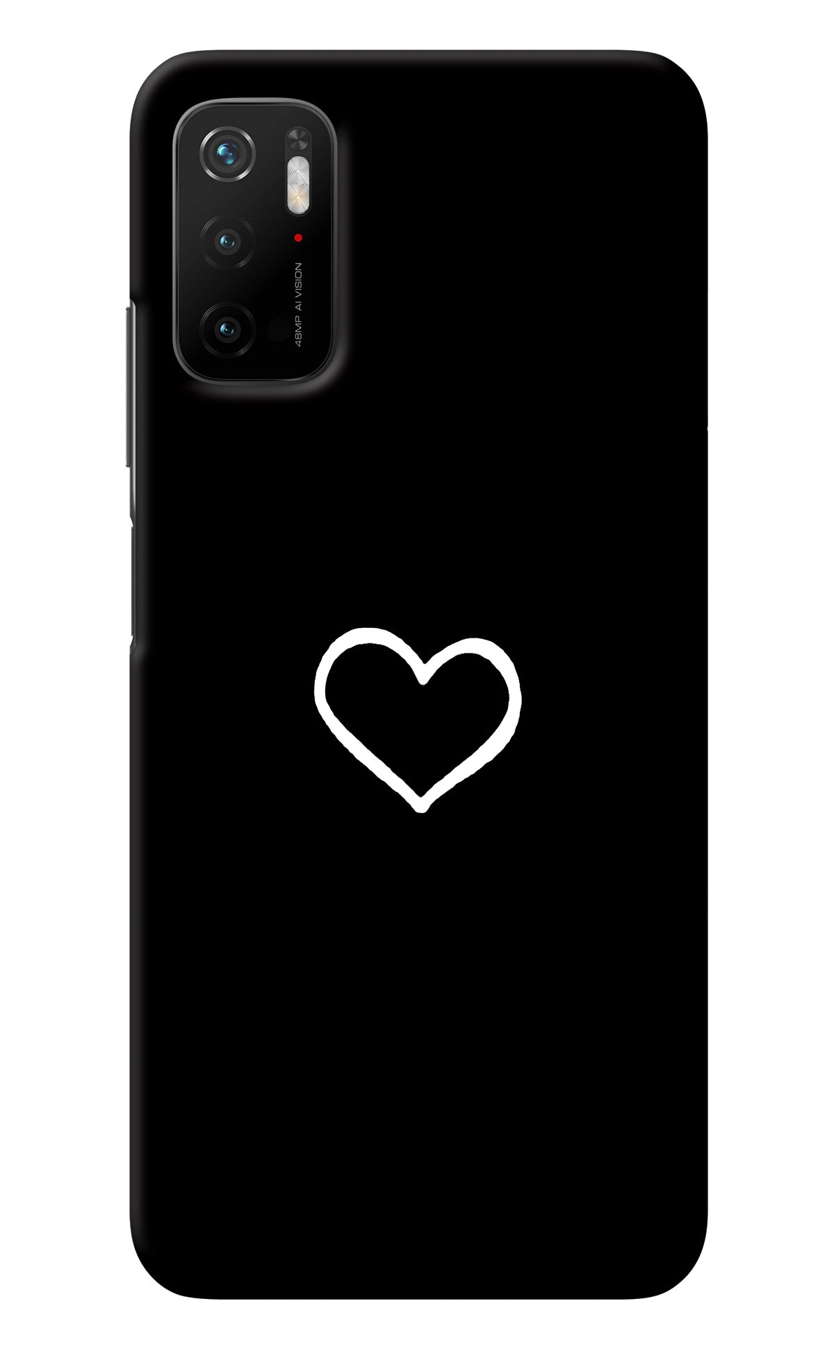 Heart Poco M3 Pro 5G Back Cover