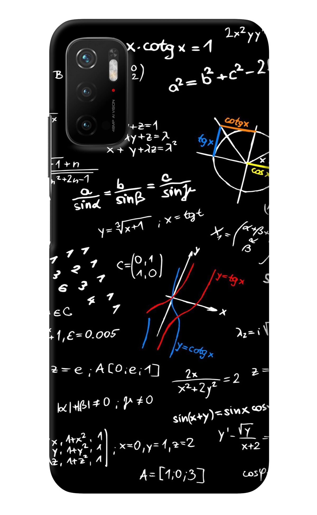 Mathematics Formula Poco M3 Pro 5G Back Cover