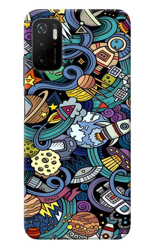 Space Abstract Poco M3 Pro 5G Back Cover