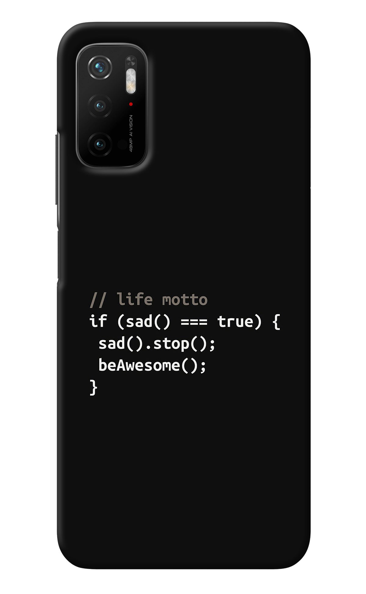 Life Motto Code Poco M3 Pro 5G Back Cover