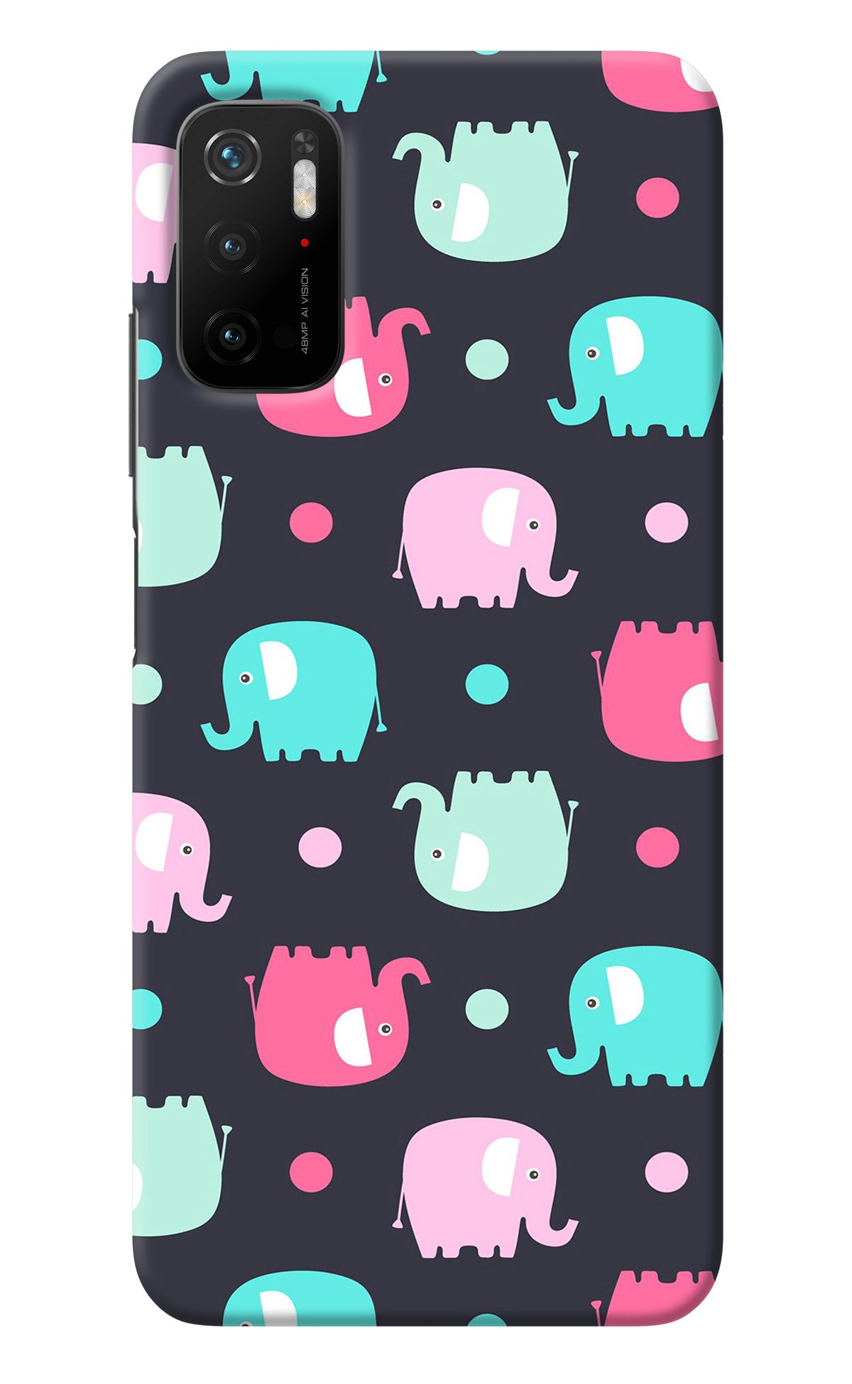 Elephants Poco M3 Pro 5G Back Cover