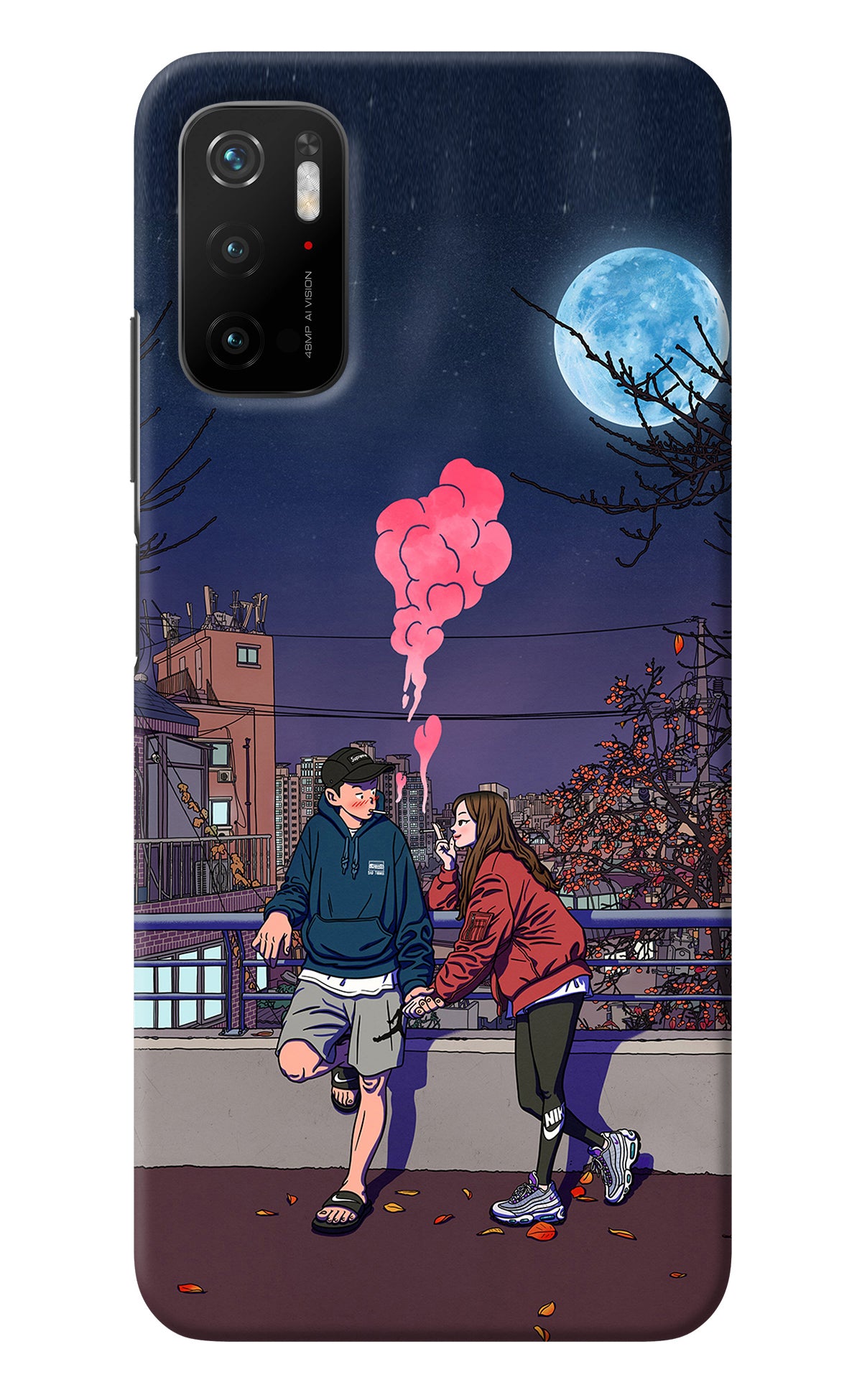 Chilling Couple Poco M3 Pro 5G Back Cover