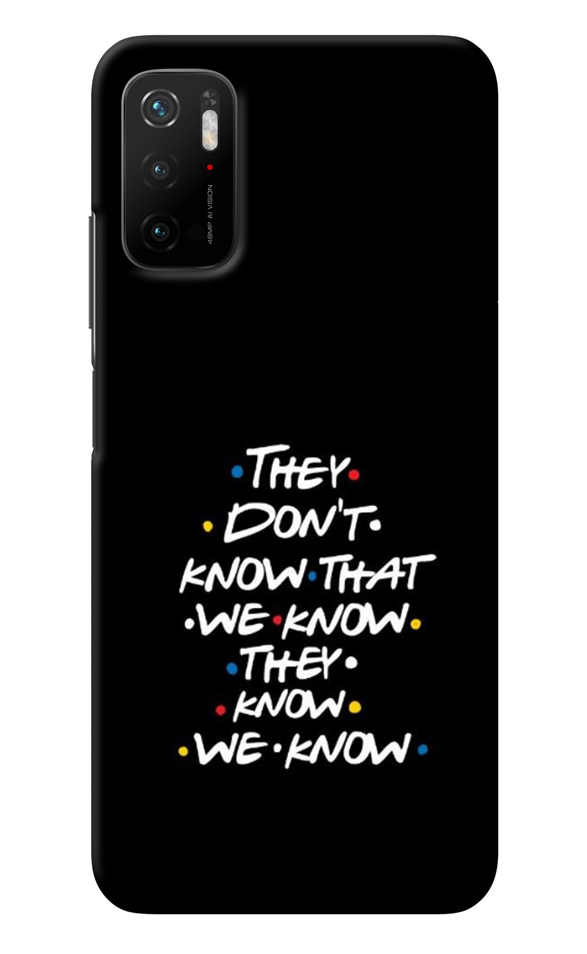 FRIENDS Dialogue Poco M3 Pro 5G Back Cover