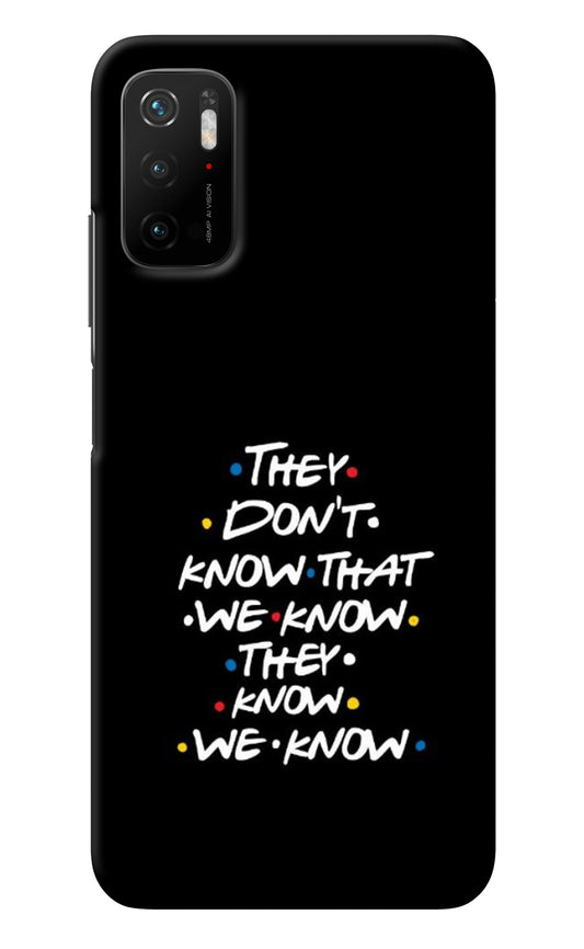 FRIENDS Dialogue Poco M3 Pro 5G Back Cover