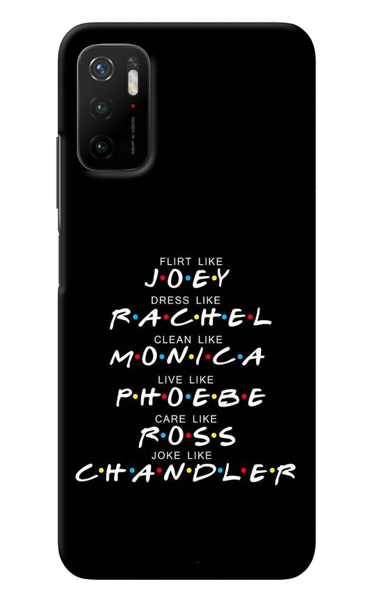 FRIENDS Character Poco M3 Pro 5G Back Cover