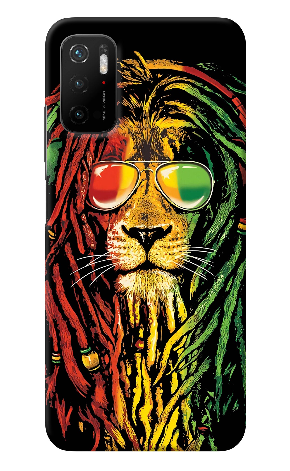 Rasta Lion Poco M3 Pro 5G Back Cover