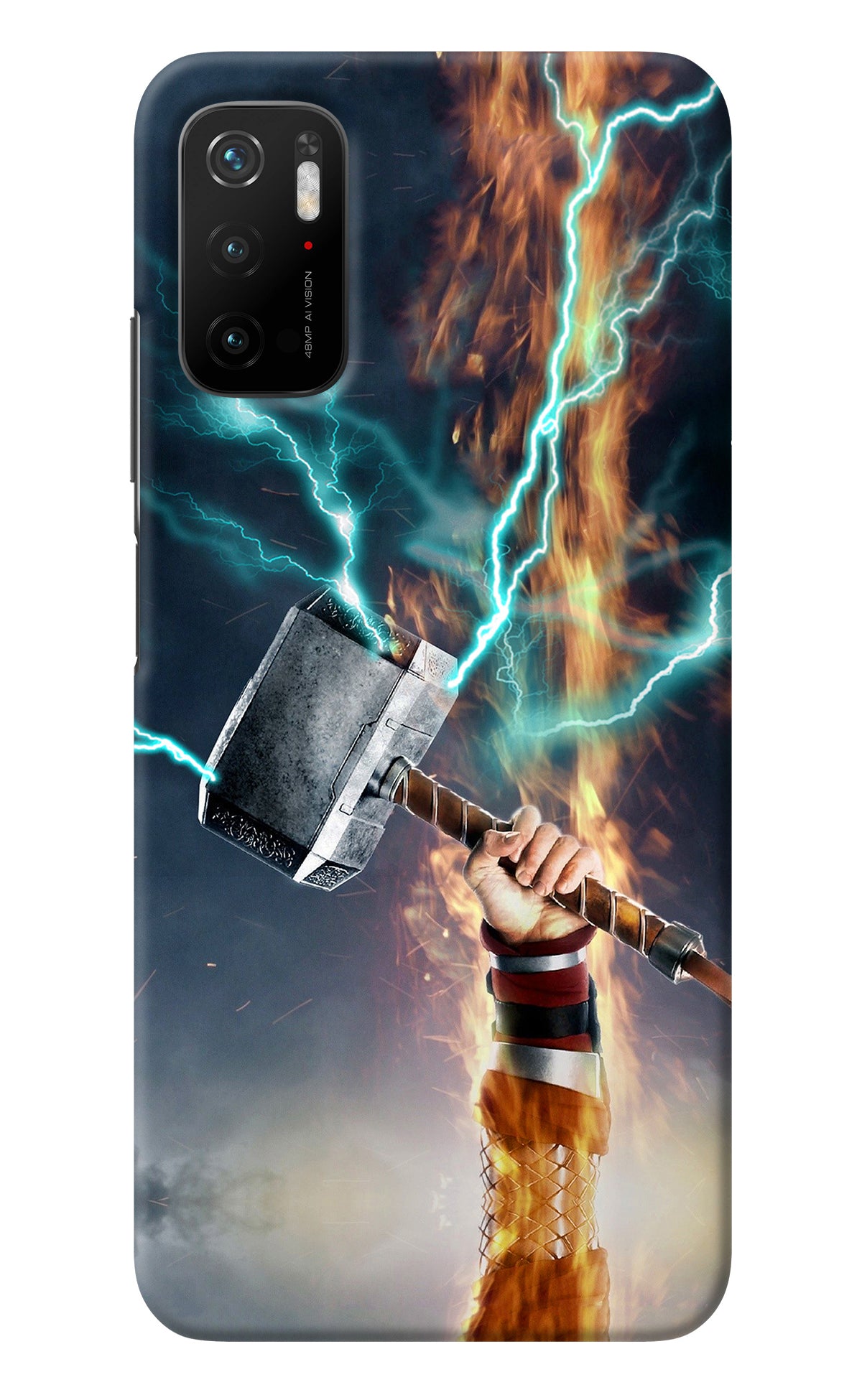 Thor Hammer Mjolnir Poco M3 Pro 5G Back Cover