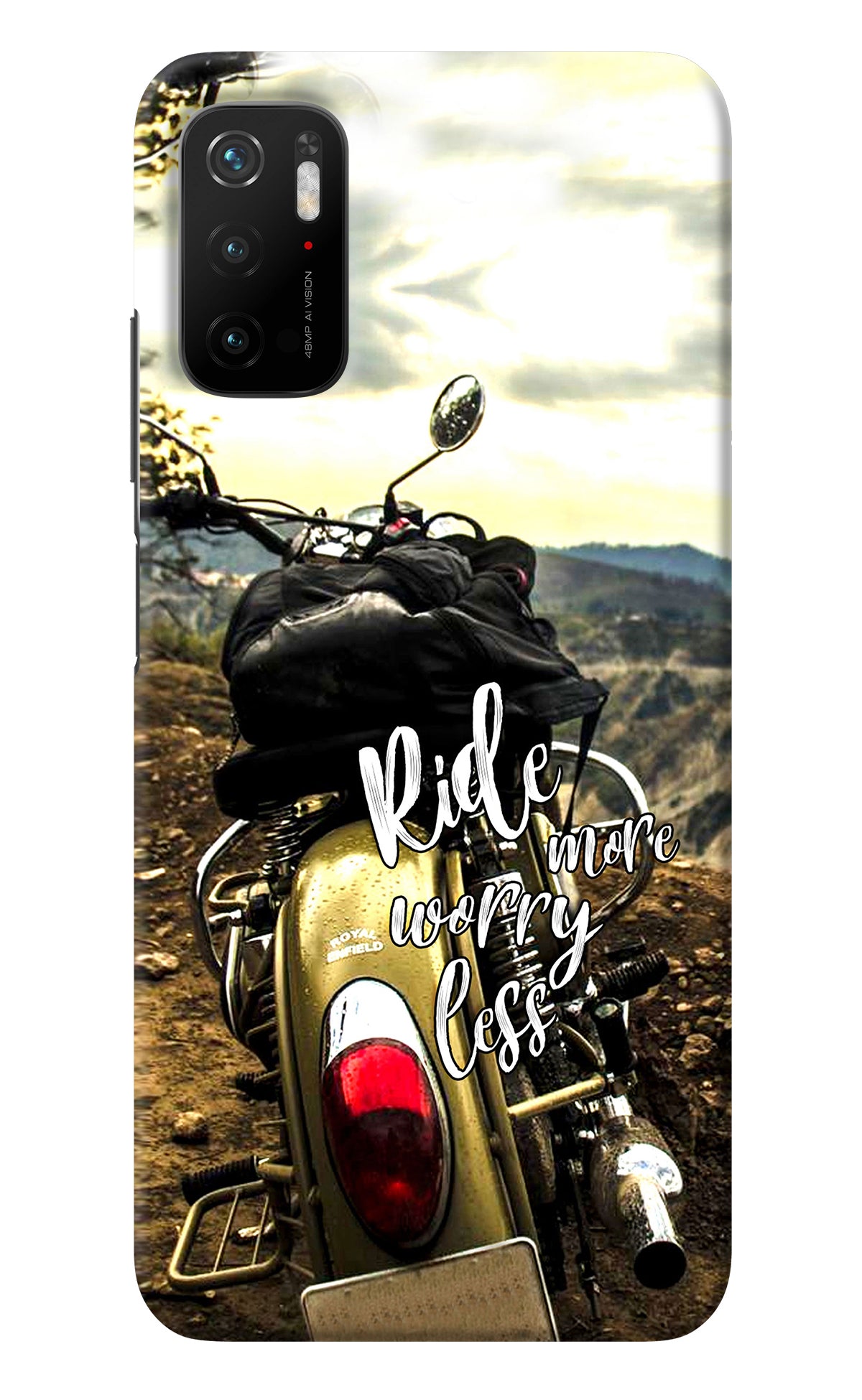 Ride More Worry Less Poco M3 Pro 5G Back Cover