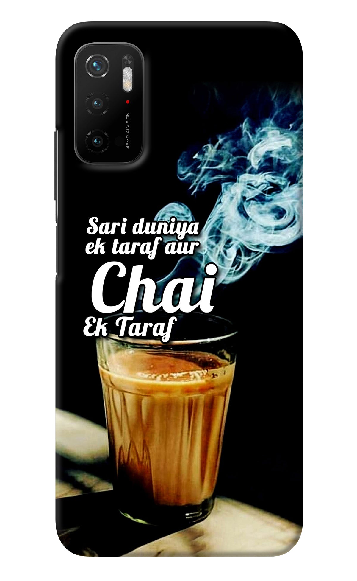 Chai Ek Taraf Quote Poco M3 Pro 5G Back Cover