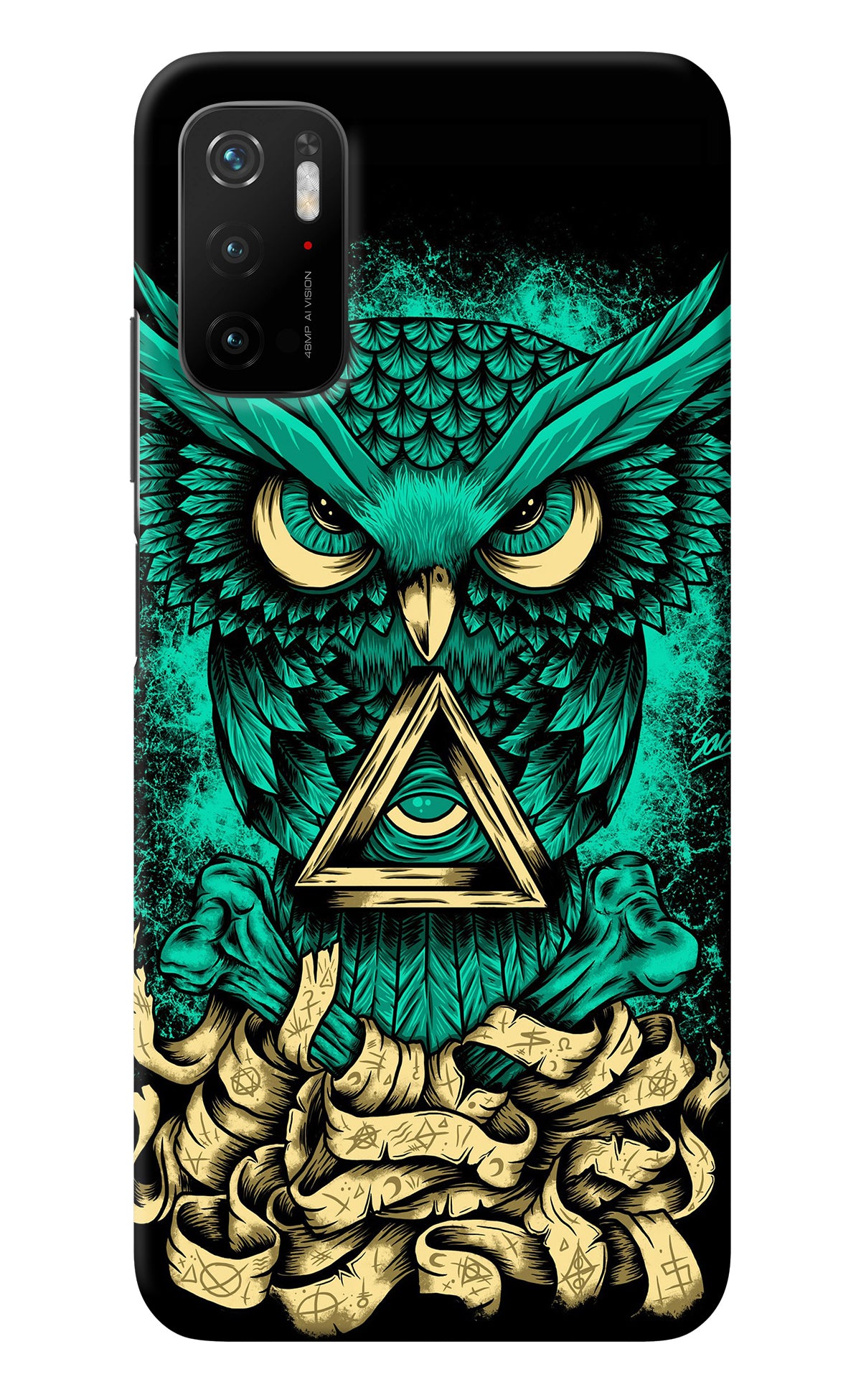 Green Owl Poco M3 Pro 5G Back Cover