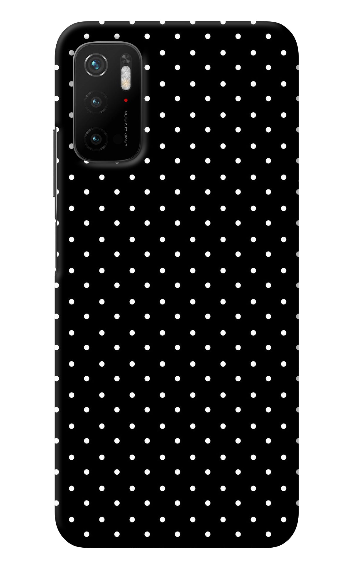 White Dots Poco M3 Pro 5G Back Cover