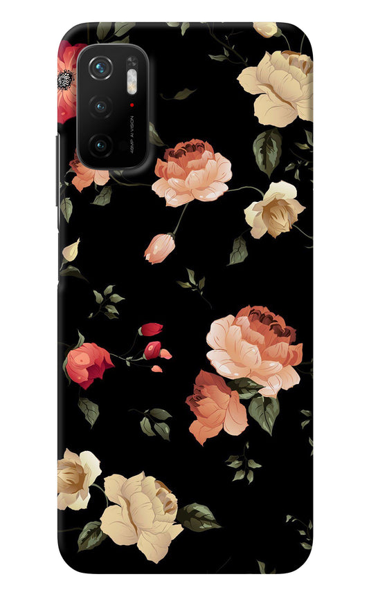 Flowers Poco M3 Pro 5G Back Cover