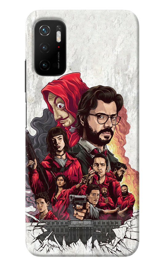 Money Heist Artwork Poco M3 Pro 5G Back Cover