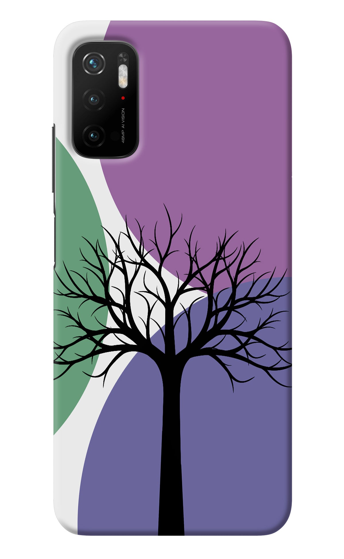 Tree Art Poco M3 Pro 5G Back Cover