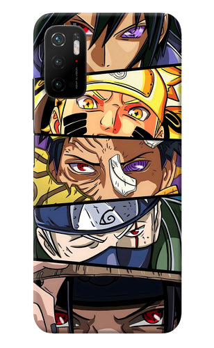 Naruto Character Poco M3 Pro 5G Back Cover