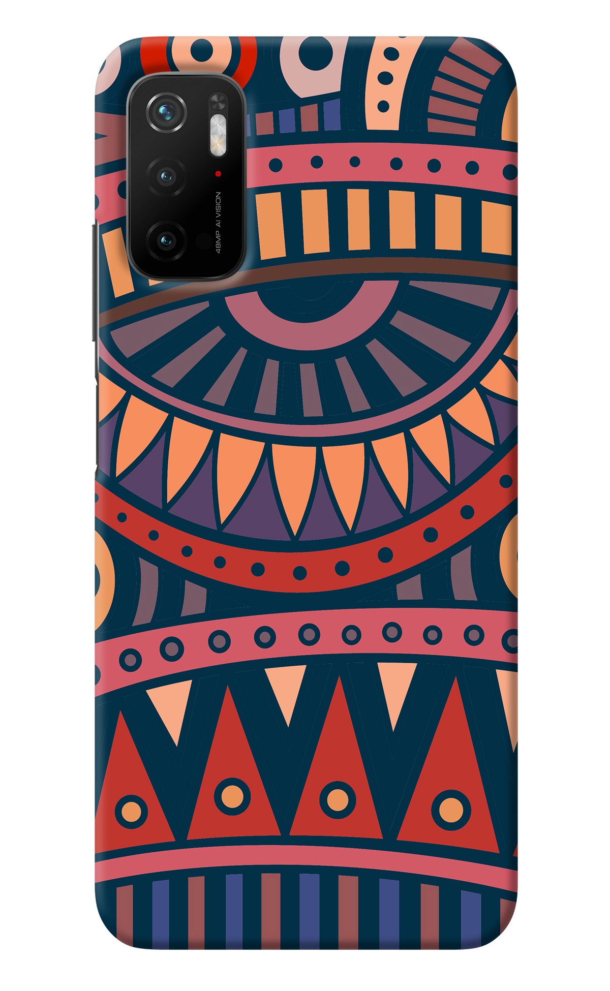 African Culture Design Poco M3 Pro 5G Back Cover