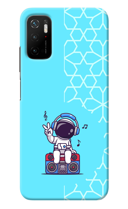 Cute Astronaut Chilling Poco M3 Pro 5G Back Cover