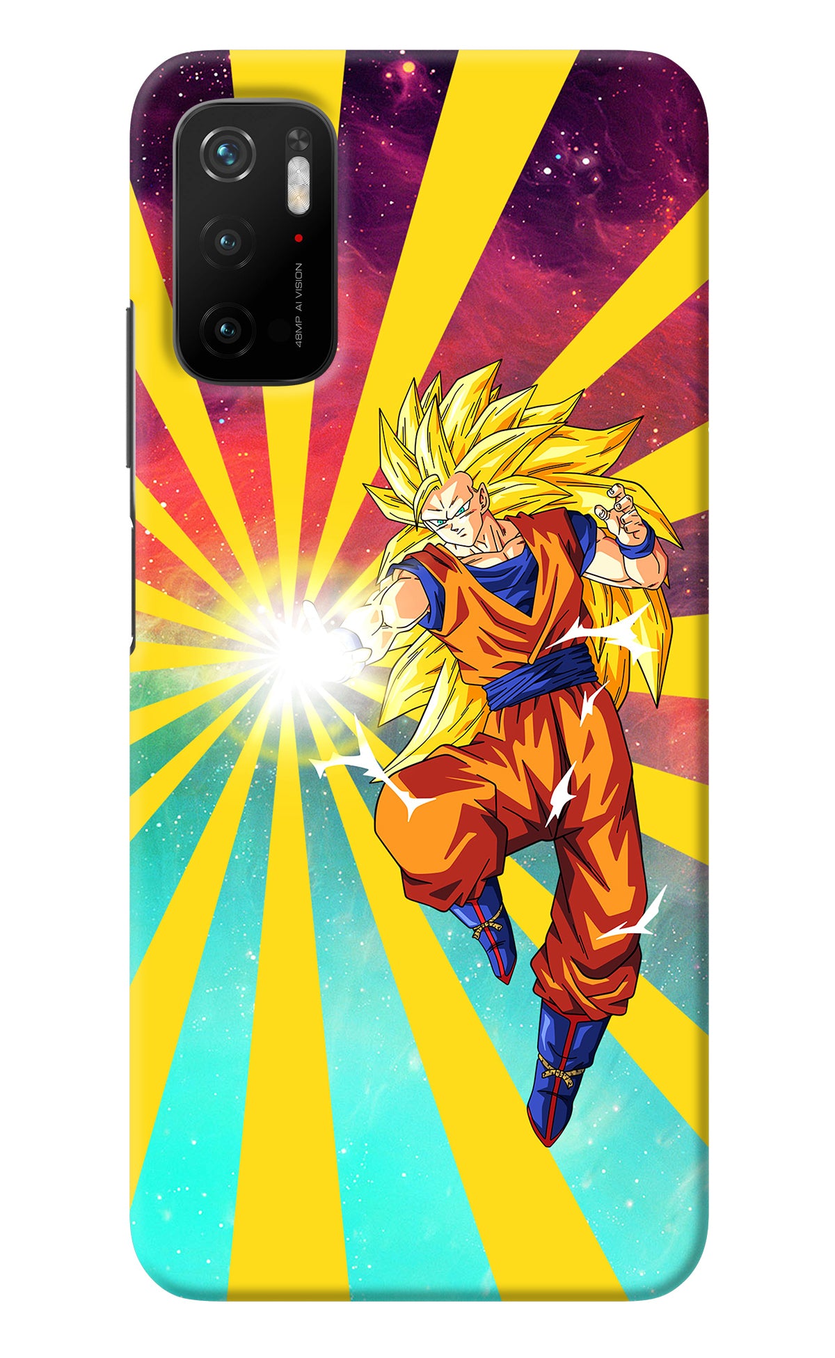 Goku Super Saiyan Poco M3 Pro 5G Back Cover